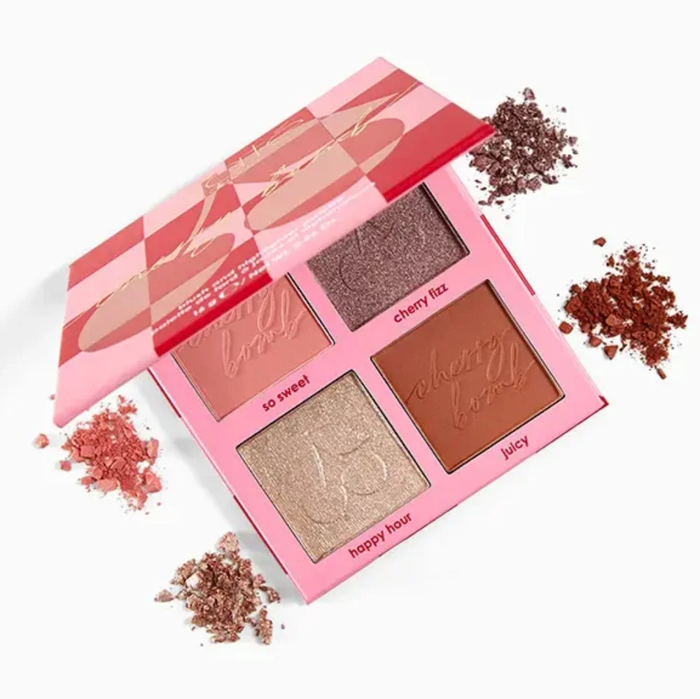 🔴 CIATE Cherry Bomb Blush and Highlighter Palette - Light/Medium